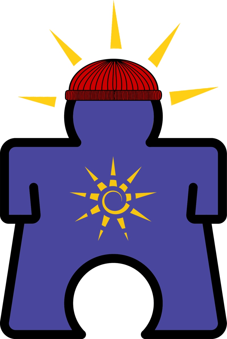 Product Description: 3" die cut sticker, HAC x ARTBOiicollaboration, purple figure with crown.</br> HAC x ARTBOii Sticker (Purple with Crown)