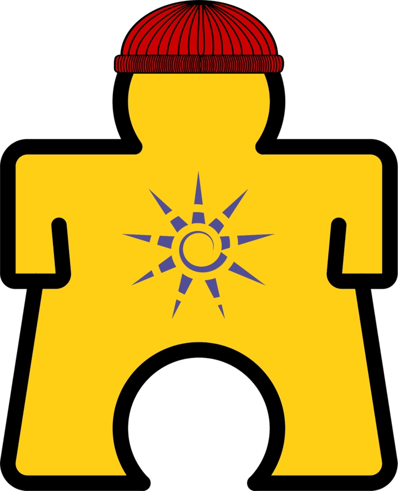 Product Description: 3" die cut sticker, HAC x ARTBOii collaboration, mango figure with red beanie</br> HAC x ARTBOii Sticker (Mango with Red Beanie)